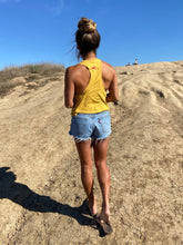 Load image into Gallery viewer, "Diamond tails are a Girl's Best Friend" Racerback Cropped Tank - Landy Wetsuits