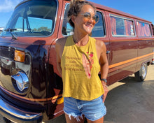 Load image into Gallery viewer, "Diamond tails are a Girl's Best Friend" Racerback Cropped Tank - Landy Wetsuits